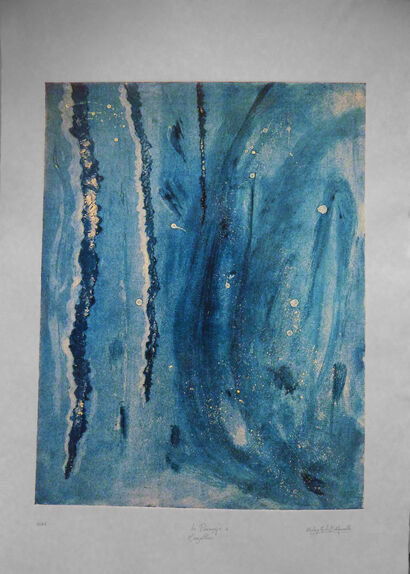 Magellan le passage 1 - a Paint Artowrk by Evelyne Michel